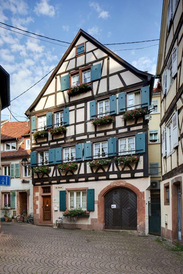 Historisches Gästehaus Au Faucon Wissembourg Exterior foto